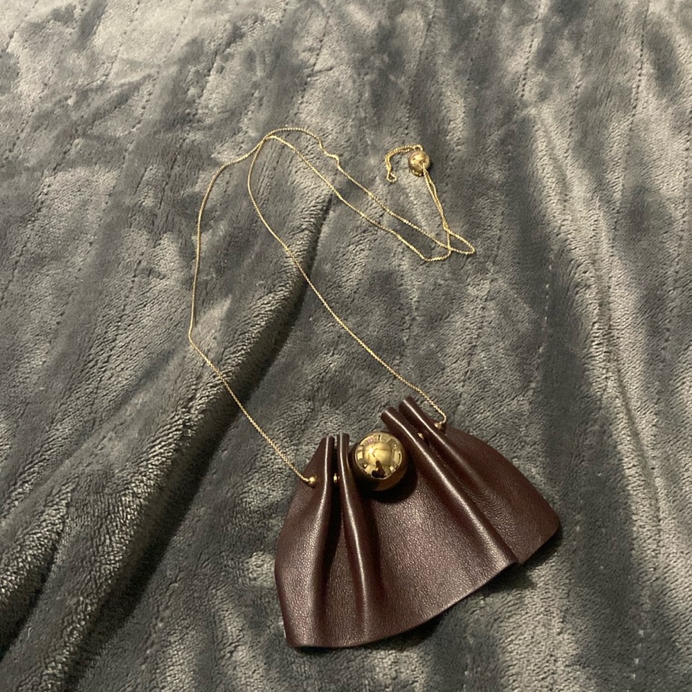 Tory Burch leather necklace